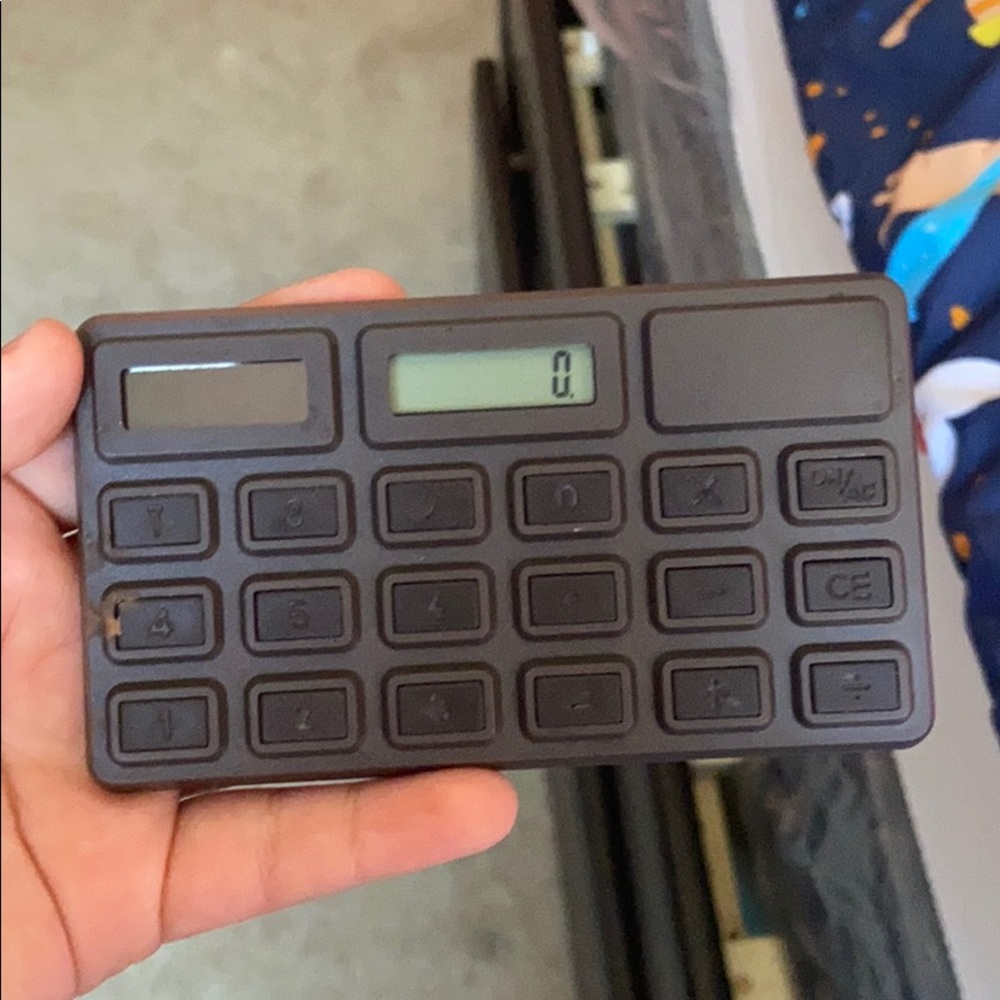 Calculator chocolate
